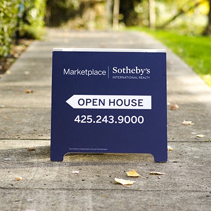 Open House - Real Estate Signs in Pflugerville, Texas