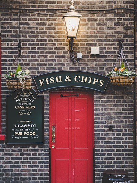 Fish & Chips Restaurant Signs by Stryker Designs in Pflugerville, TX