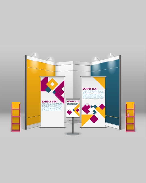 Custom trade show banners samples by Stryker Designs in Pflugerville, TX
