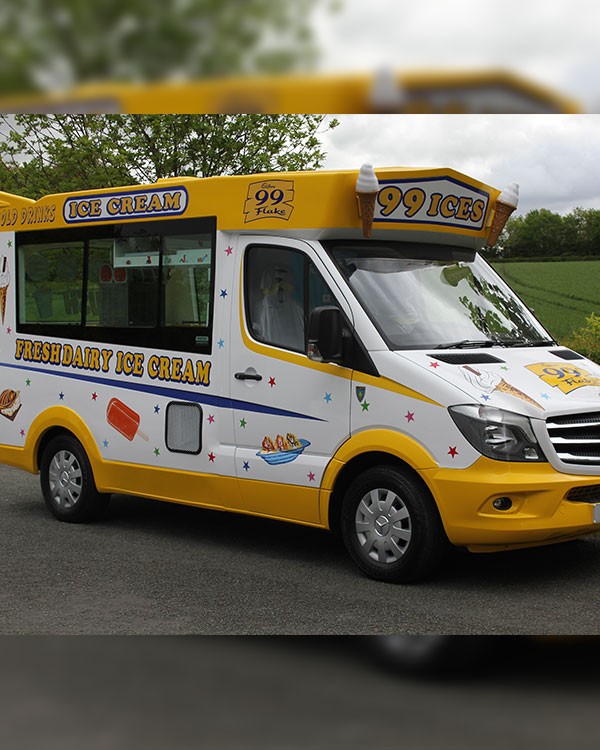 Fresh Dairy Ice Cream vehicle wraps in Austin, Texas