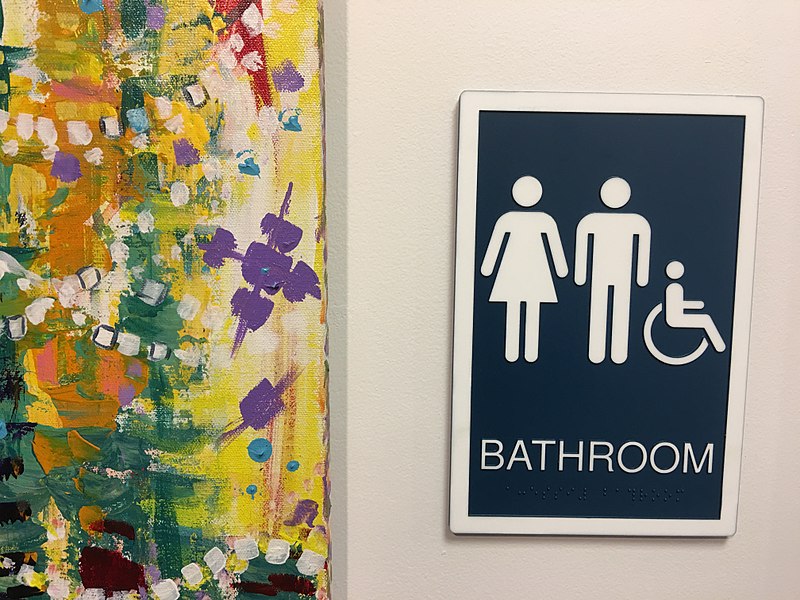 ADA restroom signs in Austin, Texas